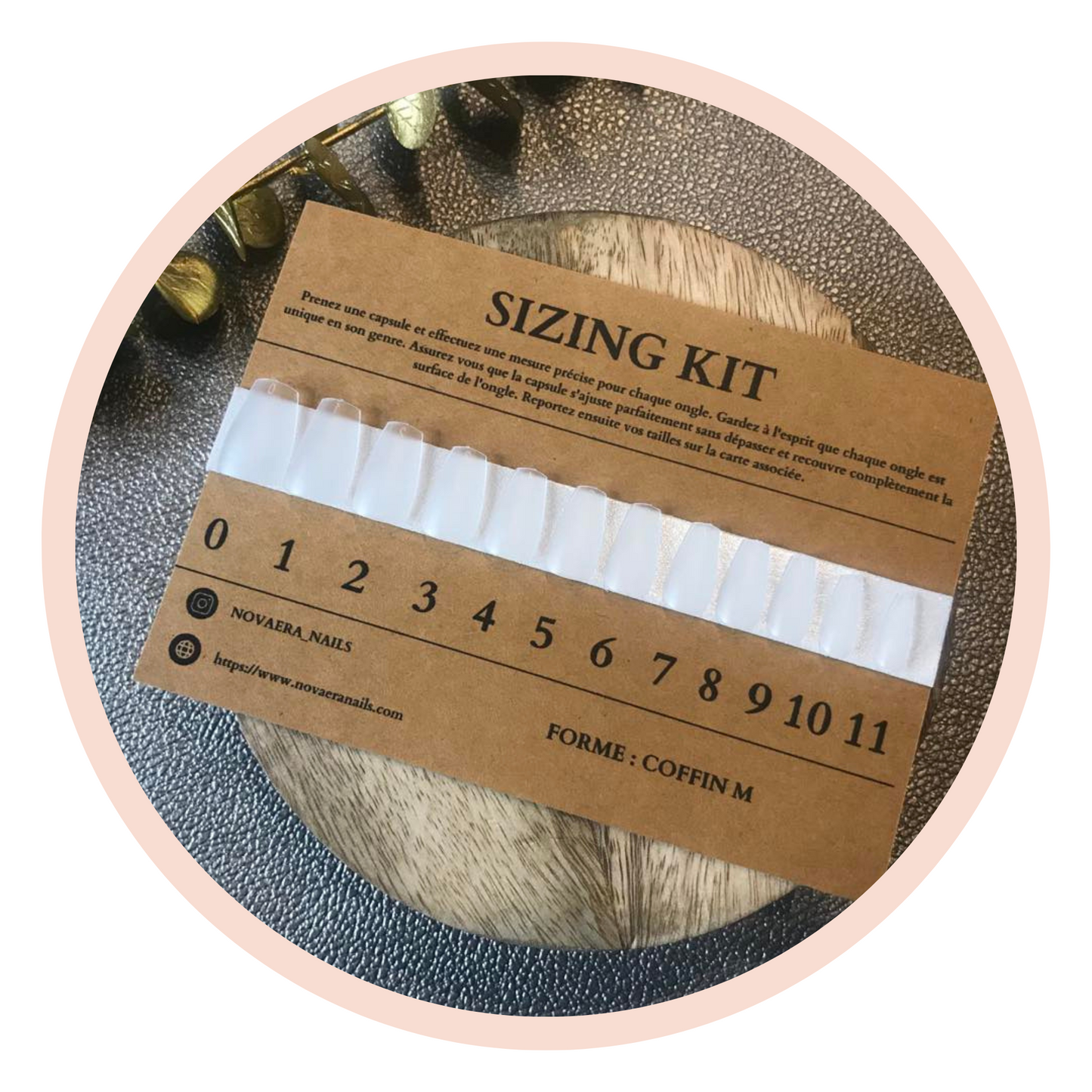 Sizing Kit - Kit de mesure pour Ongles